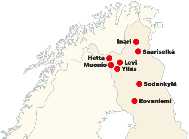 helsinki-lappi-reitti-kohdekartta